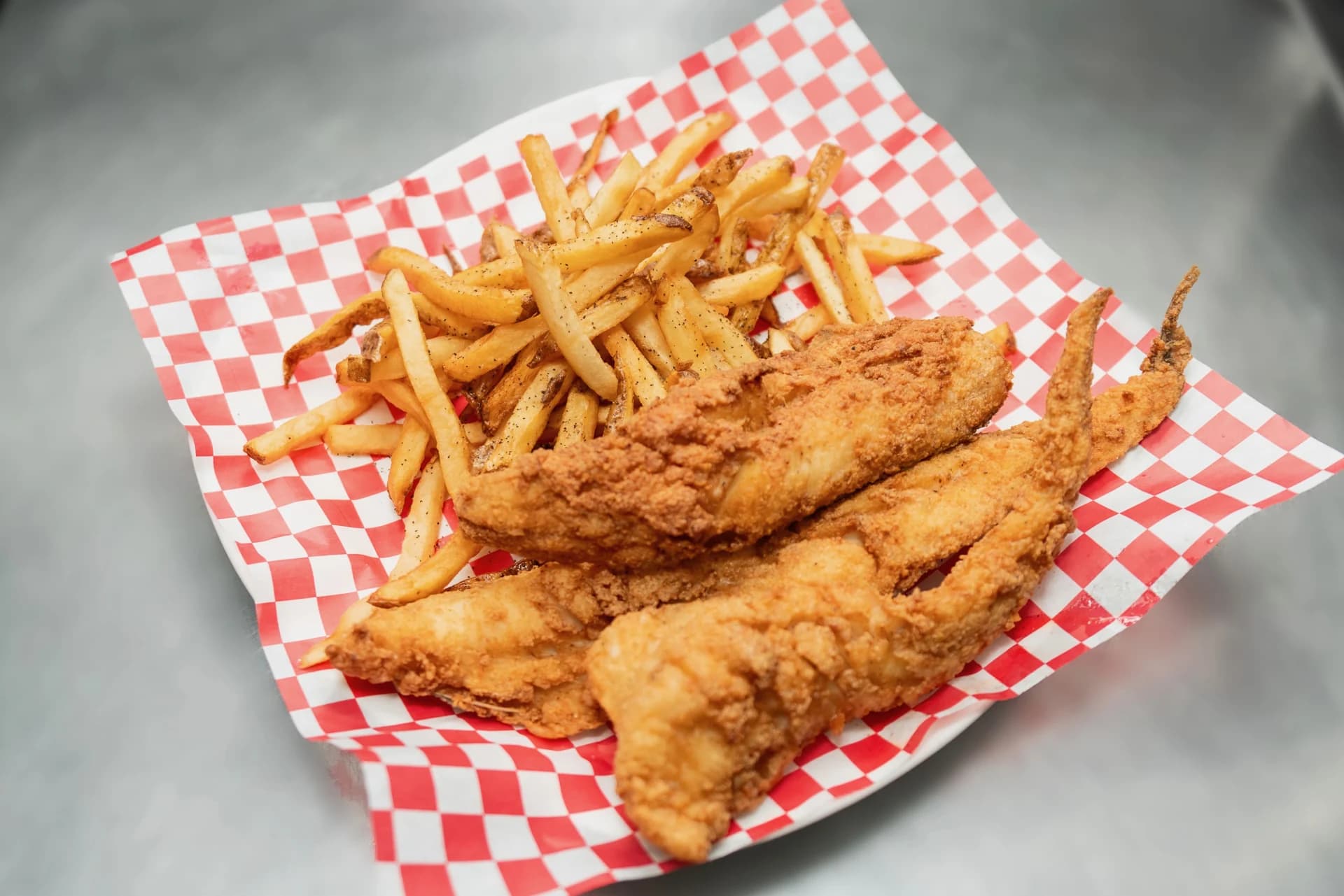 GG’s fried fish and chips
