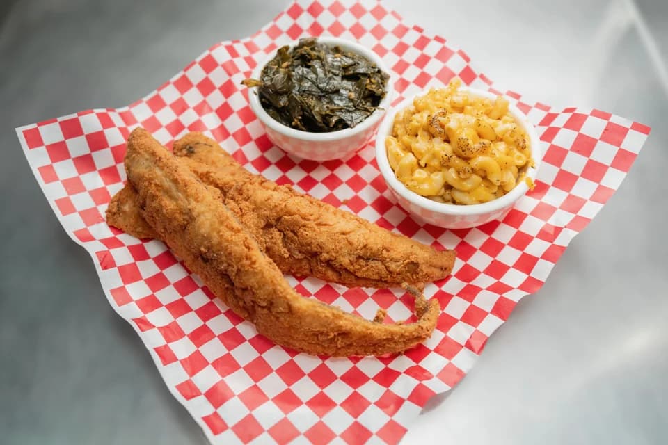 Whiting entree with sides