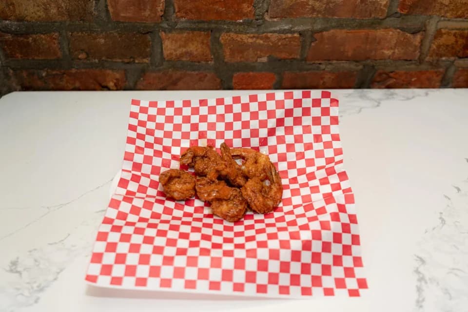 Honey lemon pepper shrimp